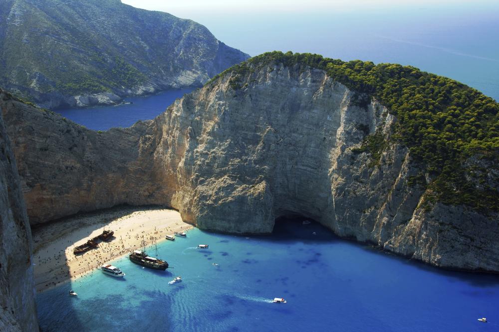 Strand von Navagio - Zakynthos Strand von Navagio - Zakynthos