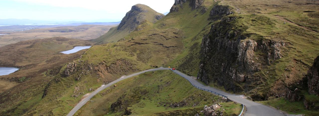Quiraing Rundreise Großbritannien: Schottland Isle of Skye