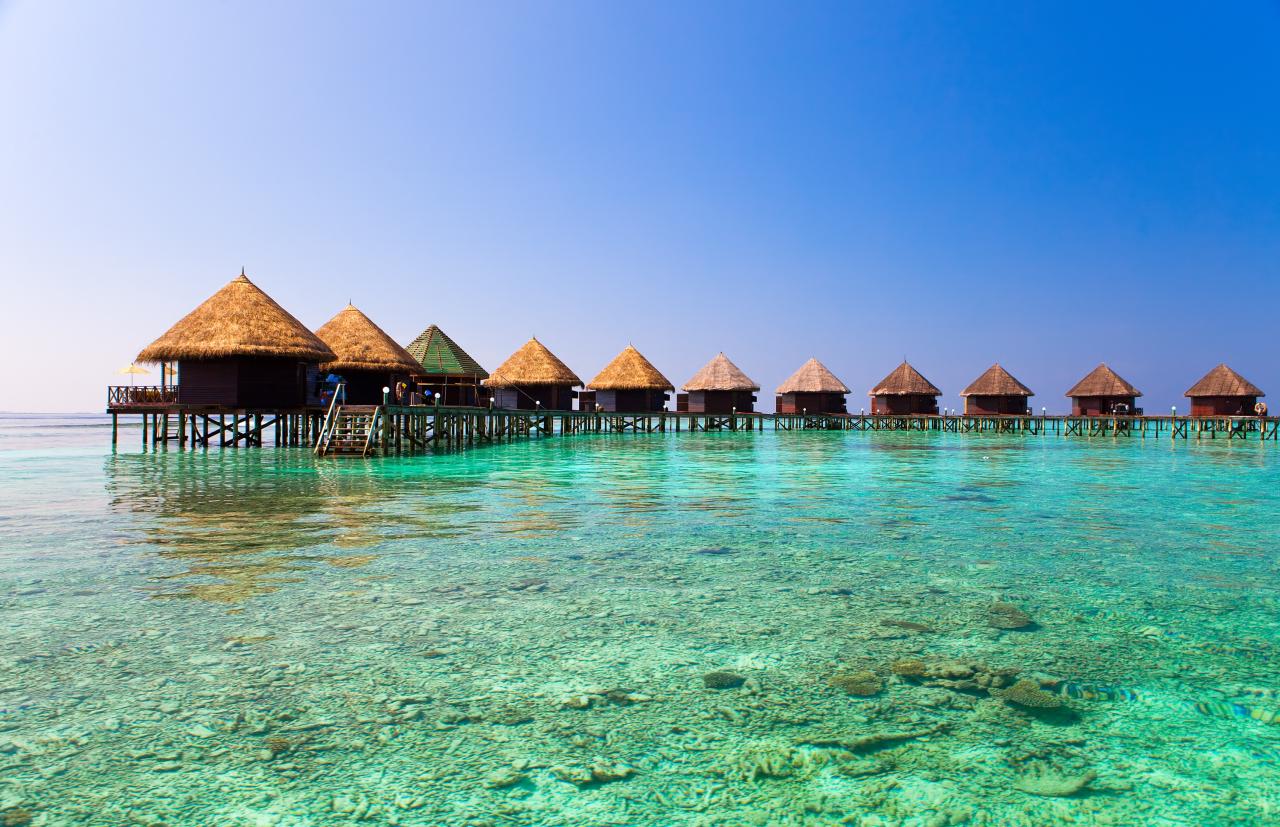 Bungalows im Wasser Bungalows im Wasser