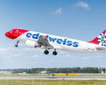 Edelweiss Airbus A320 Start - Der Schweizer Ferienflieger Edelweiss Air startet ab sofort von Zürich direkt nach Colombo. © Edelweiss Air