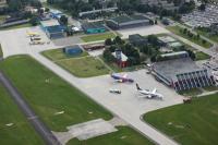 Ab Memmingen fliegt Ryanair im Sommer 2018 neue nach Athen. Foto: Allgäu Airport Memmingen Flughafen Memmingen Luftaufnahme