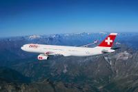 Swiss fliegt im Sommer ab Genf zu fünf neuen Urlaubsdestinationen. © Swiss Airbus 340 von Swiss