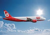 Der Niki-Nachfolger Lauda Motion soll unter anderem in Düsseldorf, Frankfurt, Köln/Bonn, München, Nürnberg und Stuttgart starten. © Niki Niki Airbus im Flug