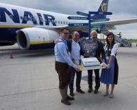 Die Ryanar-Basis in Memmingen erhält im Winter eine neue Flugroute. Foto: Allgäu Airport Ryanair eröffnet Basis in Memmingen