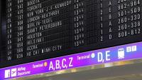 Der Bereich A von Terminal 1 am Frankfurter Flughafen wurde am Dienstagmittag geräumt. Sommerflugplan 2017 Anzeigetafel Frankfurt