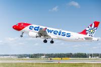 Der Schweizer Ferienflieger Edelweiss Air startet ab sofort von Zürich direkt nach Colombo. © Edelweiss Air Edelweiss Airbus A320 Start