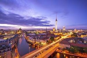 Berliner Panorama am Abend