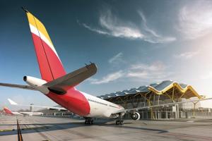 Airbus A330 von Iberia am Flughafen Madrid