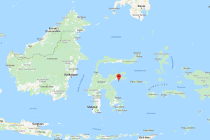 Google Maps: Erdbeben Sulawesi