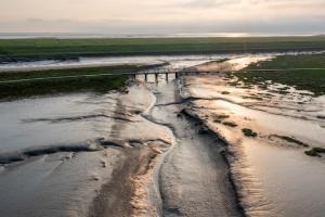 Langwarder Groden Watt an der niedersächsischen Nordseeküste