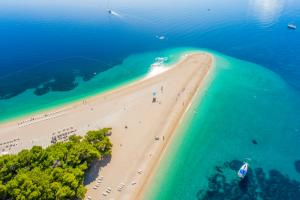 Kroatien Strand Sandzunge