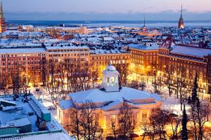 Helsinki Finnland Winter