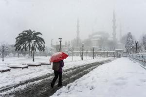 Türkei Istanbul Schnee