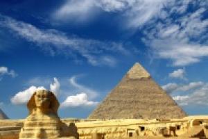 Pyramide und Sphinx in Ägypten