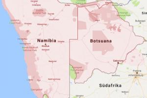 Malaria Infektionsgebiete im Süden Afrikas