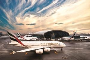 Emirates Jets am Dubai Airport