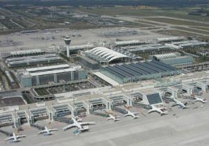 Flughafen München Luftaufnahme