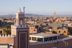 Blick über die Dächer von Marrakesch