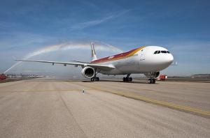 Ab kommendem Sommer können Kunden im A330 die neue Premium Economy buchen. Foto: Iberia Airbus A330 von Iberia