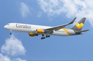 Condor verstärkt die Präsenz in Düsseldorf und fliegt wieder auf der Langstrecke. Foto: Condor Condor Boing 767
