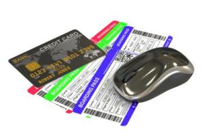 Bei einer Ticketstornierung muss die Airline nachweisen, dass ihr dadurch Kosten entstanden sind. Kreditkartengebühren bei Flugbuchungen: Zwei Flugtickets, eine Maus und eine Kreditkarte
