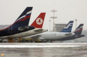Im Sommer 2018 geht es neu von Köln und Schönefeld nach Tiflis. Foto: Sheremetyevo International Airport Internationale Flugzeuge am Flughafen Moskau Sheremetyevo