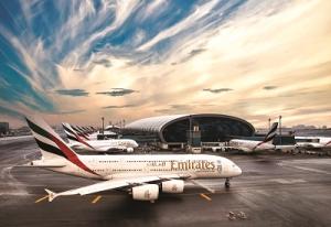Emirates Jets am Dubai Airport