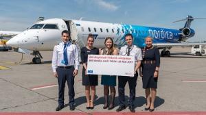 Von Hauptstadt zu Hauptstadt: Seit dem 17. Mai fliegt Nordica zweimal pro Woche von Berlin-Tegel nach Tallinn. © Günter Wicker Berlin Tegel Erstflug Nordica Tallinn