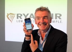 Rund fünf Stunden früher als angekündigt wurden Website und App von Ryanair für Wartungsarbeiten offline genommen. © Ryanair Ryanair App-Launch