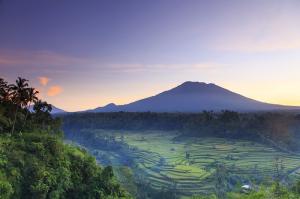 Eien Aschewolke des Vulkan Agung auf Bali könnte für Flugbeeinträchtigungen sorgen. Vulkan Bali