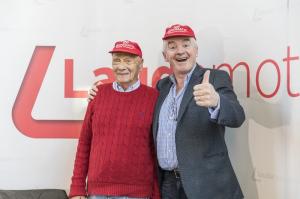 Niki Lauda und Michael O’Leary legen ihre Airlines zusammen, bevor die EU ihren Segen gegeben hat. © Ryanair Niki Lauda Michael O Leary