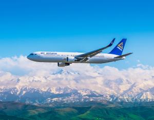 Air Astana Boeing 767 Flug