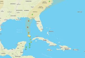 Hurrikan Michael wurde auf die 4. Kategorie hochgestuft. © National Hurricane Center Hurrikan Michael USA (NHC)