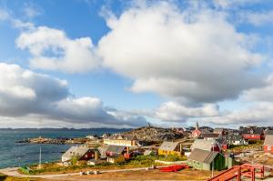 In Nuuk, der Hauptstadt Grönlands, entsteht einer von drei neuen Flughäfen. Grönland: Nuuk