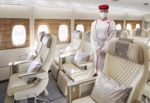 Flugzeugkabine Emirates Crew