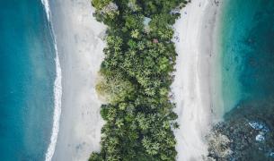 Strand von oben