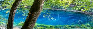 Blautopf in Blaubeuren: Provisorische Brücken ermöglichen wieder Zugang