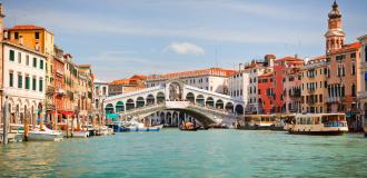 Rialtobrücke, Canal Grande Venedig
