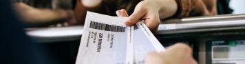 Flughafen-Tickets