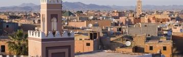 Blick über die Dächer von Marrakesch