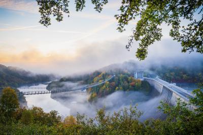 Märchenhafte Landschaften erwarten Sie bei einer Rundfahrt durch den Harz. Rappbodetalsperre im Harz