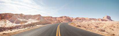 Straße Utah