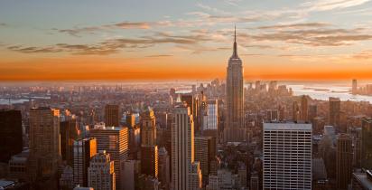 New York am Abend - New York City - Manhatten New York am Abend - New York City - Manhatten