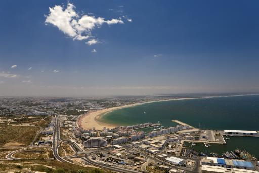 Küste und Hafen - Agadir