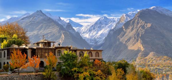 Berg, Wald, Kloster, Haus Pakistan