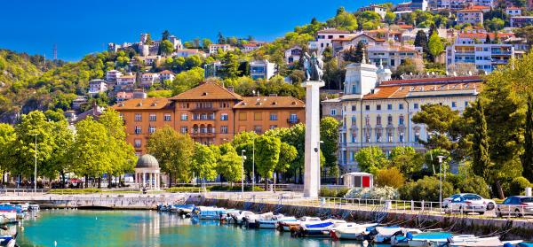 Hafen, Wasser, Säule Rijeka