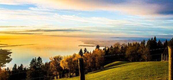 See, Landschaft, Sonnenuntergang, Natur Bregenz