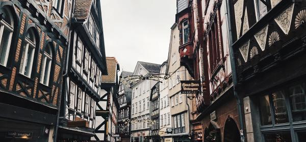 Fachwerk, Gasse Marburg