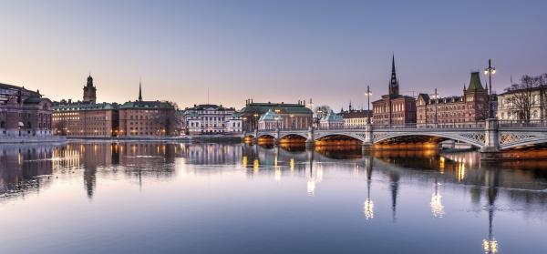 Insel Riddarholmen - Stockholm am Abend