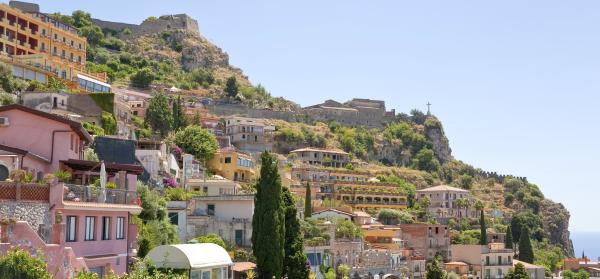 Monte Tauro mit Castello - Taormina